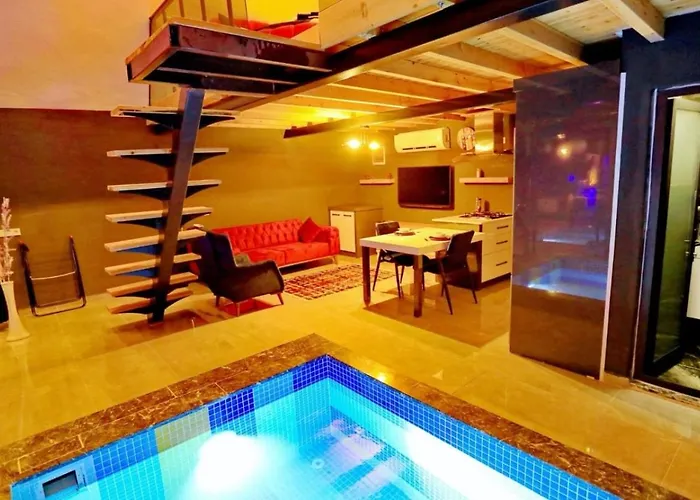 İslamlar 1 Bedroom Secluded With Private Pool Hot Tub Kalkan