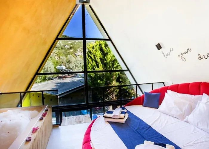 İslamlar 1 Bedroom Secluded With Private Pool Hot Tub Kalkan
