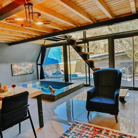 İslamlar 1 Bedroom Secluded With Private Pool Hot Tub 칼칸