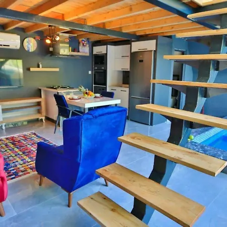 İslamlar 1 Bedroom Secluded With Private Pool Hot Tub * Kalkan