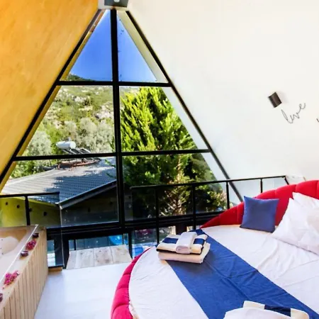 İslamlar 1 Bedroom Secluded With Private Pool Hot Tub Kalkan